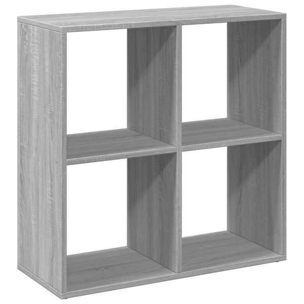 vidaXL Kamerscherm / boekenkast 69,5x29x69,5 cm hout grijs sonoma