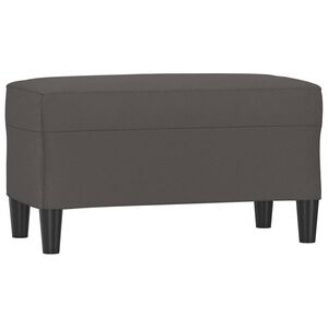 vidaXL Bankje 70x35x41 cm kunstleer grijs