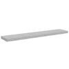 vidaXL Wandschappen zwevend 4 st 120x23,5x3,8 cm MDF betongrijs