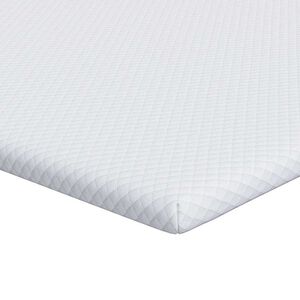 vidaXL Traagschuimmatras topper 80 x 200 cm Thick Stof-100% polyester