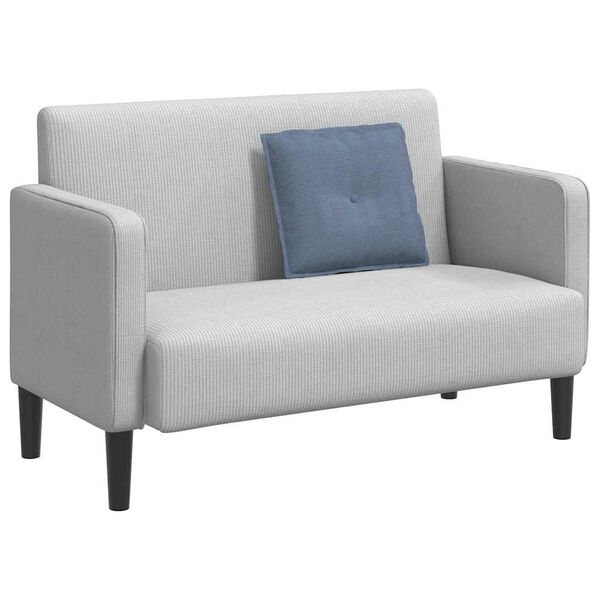 vidaXL Rugkussen Blauw 50 x 45 cm Cordstof