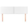 vidaXL Hoofdborden 2 st 72x5x78/88 cm kunstleer wit