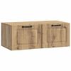 vidaXL Wandbeugel TV-kast 78,5 x 41 x 30 cm Artisanaal eiken