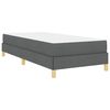 vidaXL Boxspringbed met matras Donkergrijs 90 x 200 cm Stof