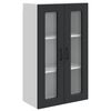 vidaXL Vaatwasserpaneel Kalmar Zwart 60 x 31 x 100 cm Bewerkt hout