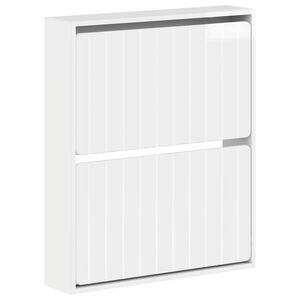 vidaXL Wandgemonteerde Schoenkast ZWOLLE 71 x 17 x 86 cm Bewerkt hout