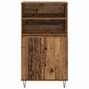 vidaXL Highboard Bruin 60 x 36 x 110 cm Bewerkt hout