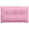 vidaXL Rugkussen Roze 80 x 19 x 50 cm Stof