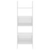 vidaXL 4-delige Boekenkastenset spaanplaat hoogglans wit