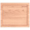 vidaXL Wandschap 60x50x(2-4) cm behandeld massief eikenhout lichtbruin