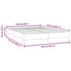 vidaXL Boxspring zonder matras fluweel zwart 160x210 cm