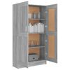 vidaXL Boekenkast 82,5x30,5x150 cm bewerkt hout grijs sonoma eiken