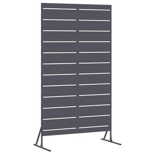 vidaXL Privacyscherm 100 x 50 x 180 cm Staal Antraciet