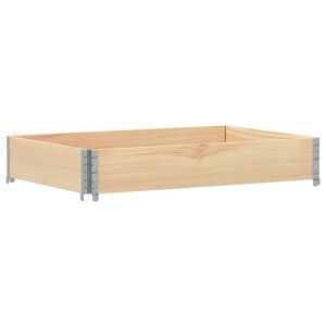 vidaXL Plantenbak 120x80 cm massief grenenhout