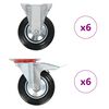 vidaXL 12 st Wielen 160 mm