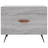 vidaXL Salontafels 2 st 50x50x40 cm bewerkt hout grijs sonoma eiken