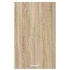 vidaXL Hangkast Sonoma Eik en Wit 50 x 31 x 80 cm Bewerkt hout