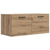 vidaXL Wandkast Muurmontage Artisanaal eiken 80 x 36,5 x 35 cm