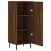 vidaXL Dressoir 34,5x34x90 cm bewerkt hout bruin eikenkleur