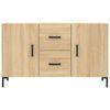 vidaXL Dressoir 100x36x60 cm bewerkt hout sonoma eikenkleurig