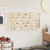 vidaXL Muurdisplaykast met plank Beige 100 x 8,5 x 54 cm Multiplex