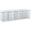 vidaXL Gabion Verhoogd Bed 200 x 50 x 60 cm Gegalvaniseerd staal