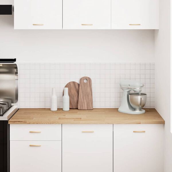 vidaXL Keuken werkblad rechthoekig 140x63,5x2,7 cm massief eikenhout