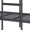 vidaXL Stapelbed zonder matras 75x190 cm staal zwart