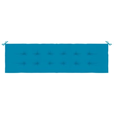 vidaXL Tuinbankkussen 180x50x3 cm oxford stof blauw