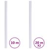 vidaXL Raamfolies mat PVC wit