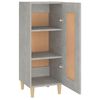 vidaXL Dressoir 34,5x34x90 cm bewerkt hout betongrijs