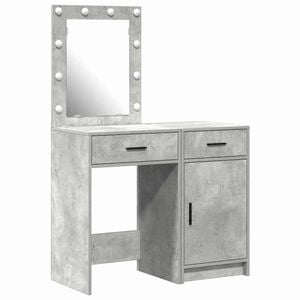 vidaXL Plafondtafel 2 st Grijs 50 x 41 x 135 cm Bewerkt hout