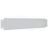 vidaXL Grasboorden 100x19 cm gegalvaniseerd staal 5 st