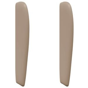 vidaXL Hoofdbord oor Bruin 80 x 23 x 6 cm PVC