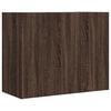 vidaXL Wandkast 75x35x60 cm bewerkt hout bruin eikenkleurig