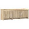 vidaXL TV-kast 130 x 33 x 47 cm Sonoma Eiken Bewerkt hout