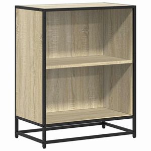 vidaXL Boekenkast 60x35x76 cm bewerkt hout sonoma eikenkleurig