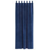 vidaXL Verduisterende gordijnen 2 pcs Donkerblauw 140 x 260 cm Fluweel