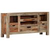 vidaXL Dressoir 100x30x50 cm massief acaciahout grijs