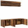 vidaXL TV Eenheden Wandgemonteerd 6 pcs Oud hout Bewerkt hout