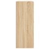 vidaXL Wandkast 69,5x34x90 cm bewerkt hout sonoma eikenkleurig