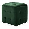 vidaXL Nachtkastjes 2 st 30x30x30 cm fluweel groen