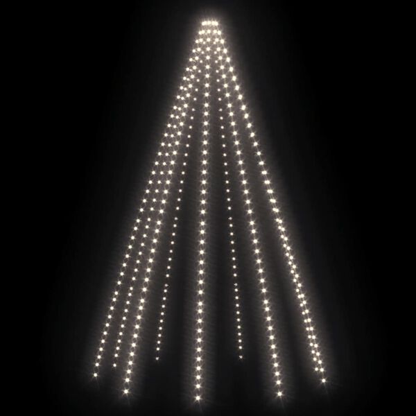 vidaXL Kerstboomverlichting met 400 LED's koudwit net 400 cm