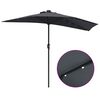 vidaXL Tuinparasol Antraciet 294 x 150 x 224 cm Stof