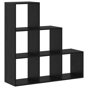 vidaXL Kamerscherm Boekenkast 6-laags 99 x 29 x 99 cm Bewerkt hout