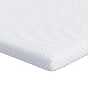 vidaXL Traagschuimmatras topper 70 x 200 cm Thick Stof-100% polyester