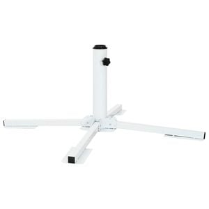vidaXL Parasol Stand Wit Staal