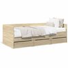vidaXL Slaapbank met lades zonder matras 90x190 cm sonoma eikenkleurig