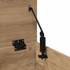 vidaXL Opslagdoos Artisan Eiken 40 x 42 x 46 cm Bewerkt hout