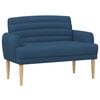 vidaXL Loungebank met knopencomfort Blauw 116 x 67 x 80 cm Stof